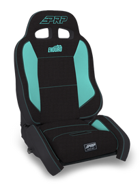 PRP EnduroCrawl Reclining Suspension Seat - Black/Teal Tweed - Driver