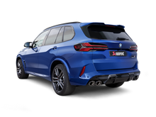 Load image into Gallery viewer, Akrapovic 2024+ BMW X5M / X6M (Face Lift) Slip-On Line (Titanium) w/Carbon Fiber Tips