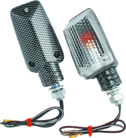 BikeMaster Universal Ministalk Marker Light Carbon/Clear