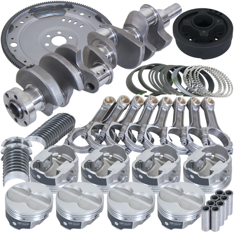 Eagle Ford 302 3.400in Crank 5.400in I-Beam Rods 4.000in Pistons 157 Tooth FP Balanced Assembly