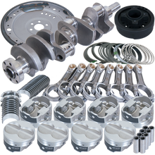 Load image into Gallery viewer, Eagle Ford 302 3.400in Crank 5.400in I-Beam Rods 4.040in Pistons 157 Tooth FP Balanced Assembly