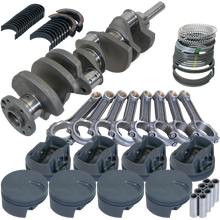 Load image into Gallery viewer, Eagle Ford 460 4.300in Crank 6.800in I-Beam Rods -3cc Flat Top 4.440in Pistons Rotating Assembly