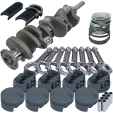 Eagle Ford 460 4.300in Crank 6.800in I-Beam Rods -3cc Flat Top 4.440in Pistons Rotating Assembly