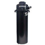 Moroso 2 Piece 6in Dia 20in Tall 8qt Dry Sump Tank - Black