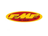 FMF Racing 23In Oval Trailer Sticker (New Yel/Red) (10 Pack)