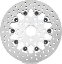 Load image into Gallery viewer, Twin Power 84-17 Big Twin Exc 08-17 FLH FLT Rear 11.5 Floating Rotor Silver Mesh