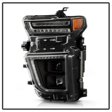 Load image into Gallery viewer, Spyder 20-23 Chevy Silverado 2500/3500 Proj Headlights - LED DRL - Black PRO-YD-CSHD20SI-SEQ-BK