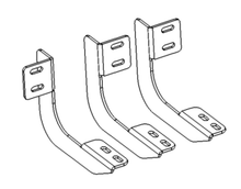 Load image into Gallery viewer, Go Rhino Brackets for V-Series V3, RB10 Slim/RB20 Slim and RB30 Running Boards