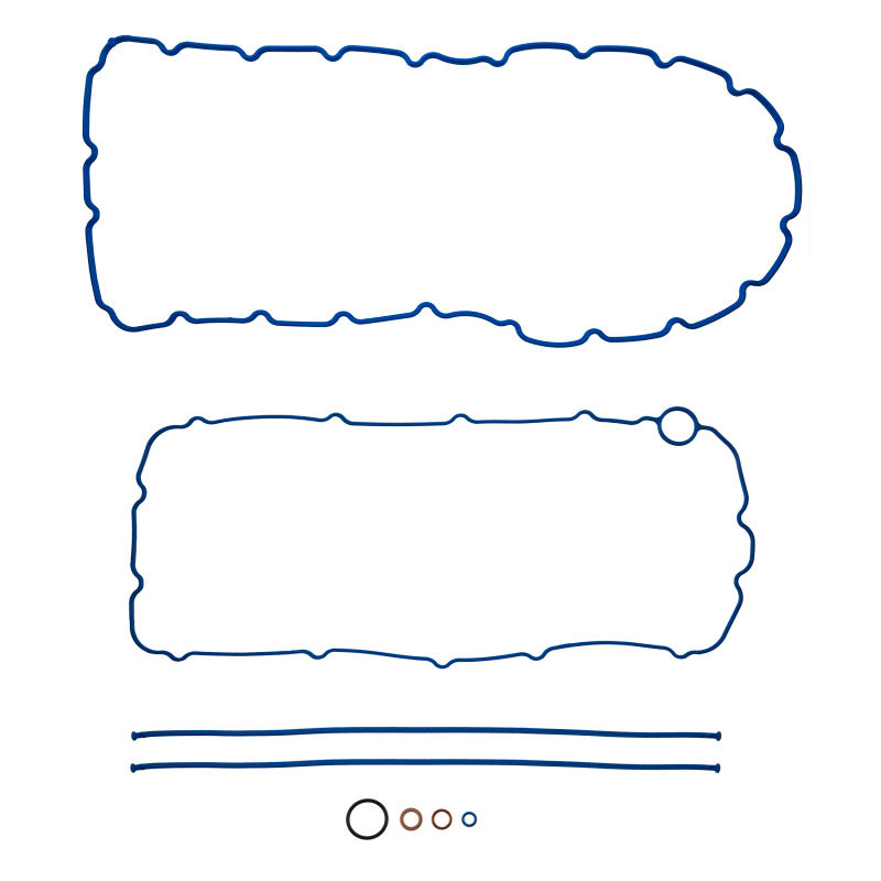 Fel-Pro Ford F-250 Super Duty OS 30894 R Engine Oil Pan Gasket Set 0 Bolt Hole One Piece Gasket
