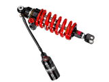 Bitubo CLU3 Monoshock Adjustable: Hydraulic Spring Preload, Reb., Double Comp., Length, Red Spring