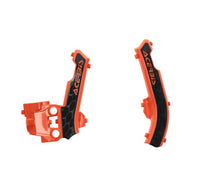 Load image into Gallery viewer, Acerbis 17+ KTM SX50/ SX-E 3/SX-E 5/ Husq EE 5/TC50/ GasGas Frame Guards- X-Grip - 16 Orange/Black
