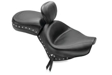 Load image into Gallery viewer, Mustang 07-15 Honda VT750C2 Spirit,10-20 Phantom Wide Tour 2PC Seat w/Dr Backrest Studs - Black