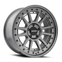 Load image into Gallery viewer, Mayhem 8305 Compass 18x9 / 6x139.7 BP / 18mm Offset / 106mm Hub Matte Gunmetal w/Blk Bolt Wheel