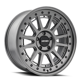 Mayhem 8305 Compass 17x9 / 6x139.7 BP / -6mm Offset / 106mm Hub Matte Gunmetal w/Blk Bolt Wheel