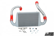 Load image into Gallery viewer, do88 81-86 SAAB 900 Turbo BigPack Front Mount Intercooler Kit w/Red Hoses