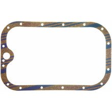 Load image into Gallery viewer, Fel-Pro Geo Metro OS 30700 C Engine Oil Pan Gasket Set Blue Stripe cork-rubber