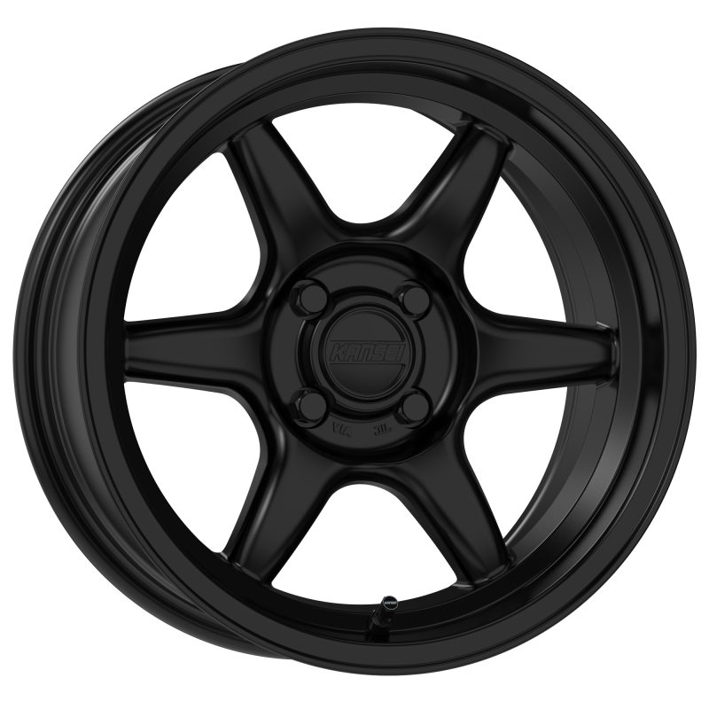 Kansei K11B Tandem 15x7in / 4X100 BP / 25mm Offset / 73.1mm Bore - Satin Black