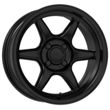 Kansei K11B Tandem 15x7in / 4X114.3 BP / 0mm Offset / 73.1mm Bore - Satin Black