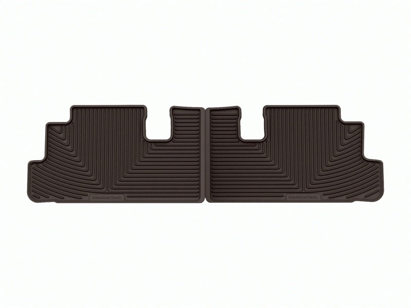 WeatherTech 22-23 Infiniti QX60 / Nissan Pathfinder Rear Rubber Mats - Cocoa
