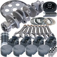 Load image into Gallery viewer, Eagle Chevy 454 1Pc 4.250in Crank 6.385in I-Beam Rod -3cc Flat Top 4.350in Pistons Balanced Assembly