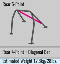 Load image into Gallery viewer, Cusco Chromoly Roll Cage 5 Point 2 Passenger 87-91 Honda Civic EF3 CUSCO BLUE (S/O / No Cancel)