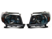 Load image into Gallery viewer, Raxiom 05-11 Toyota Tacoma Axial Series OE Replacement Headlights- Blk Housing (Clear Lens)