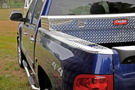 Dee Zee 02-09 Dodge Ram Bed Cap Wrap W/Stake Pockets Brite-Tread Aluminum 8Ft Bed