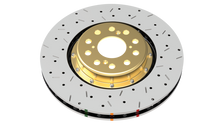 Load image into Gallery viewer, DBA 00-05 Mitsubishi Evo 5/6/7/8 / 06-08 Evo 9 Black Front Drilled &amp; Slotted 5000 Series