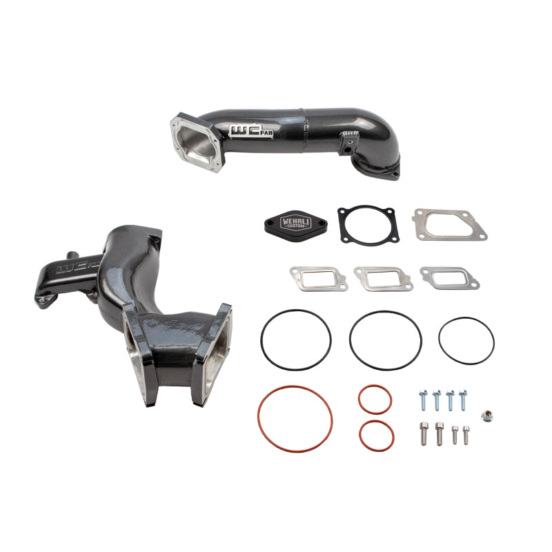 Wehrli 11-16 Chevrolet 6.6L LML Duramax High Flow Y-Bridge Kit - Bengal Red
