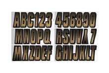 Load image into Gallery viewer, Hardline Boat Lettering Registration Kit 3 in. - 300 Beige/Black