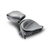 Mustang 00-15 Harley Softail Standard Rear Tire Wide Touring Passenger Seat w/Studs - Black