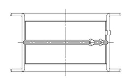 ACL **Coated** Chevrolet V8 265-283-302-327 Race Series Engine Crankshaft Main Bearing Set