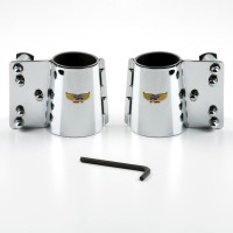 National Cycle 88-11 Moto Guzzi California /Strada/Nevada 37.1-41 mm. Fork Wide Mount Chrome Kit