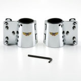 National Cycle 97-02 VT 1000 Shadow Aero/ 03-09 VTX1300R/S/T Wide Mount Chrome Kit