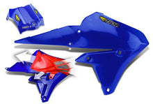 Load image into Gallery viewer, Cycra 15-19 Yamaha WR250F Powerflow Radiator Shrouds - OEM Blue