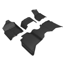 Load image into Gallery viewer, 3D MAXpider 19-24 Dodge RAM 2500 Crew Cab w Bench Seats All Weather Floor Liner - Kagu Black R1 &amp; R2
