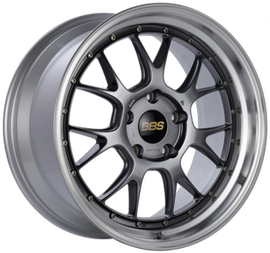 BBS LM-R 20x10 5x112 ET12 Diamond Silver Center / Diamond Cut Lip Wheel -82mm PFS/Clip Required