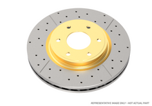 Load image into Gallery viewer, DBA 94-01 Nissan Silvia S14/S15 Front Drilled &amp; Slotted Street Series Rotor w/Gold Hat