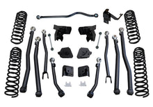 Load image into Gallery viewer, Superlift 07-18 Jeep Wrangler JK 4in Long Arm Kit - Shadow Shocks