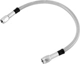 Twin Power 54 Inch Clear Coated Dot Stainless Steel Brake Hose AN-3