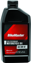 Load image into Gallery viewer, BikeMaster 10W40 Performance Oil - Quart