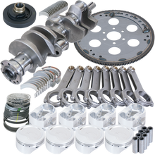Load image into Gallery viewer, Eagle Oldsmobile 45 4.500in Crank 7.100in H-Beam -15cc Inv Dome 4.155in Pistons Balanced Assembly