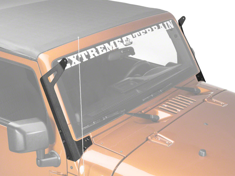 Raxiom 07-18 Jeep Wrangler JK 50-In LED Light Bar Windshield Mount