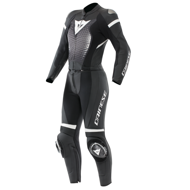 Dainese Fulminea 2PC Leather Suit Black/White Size - 56 Short