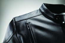 Load image into Gallery viewer, Kuryakyn Leather By River Road Race Leather Jacket Black - Small