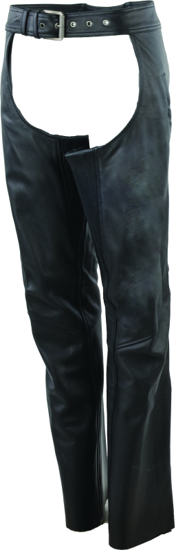 Kuryakyn Leather By River Road Plains Leather Chaps Black Womens - Small