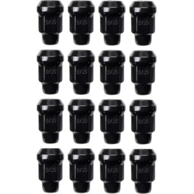 ITP Lug Nuts (Box of 16) - 12x1.25 60 Deg Taper / 17mm Head - Black