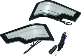 Kuryakyn Tracer Tour Pak Rear Lights Black Smoke Lens