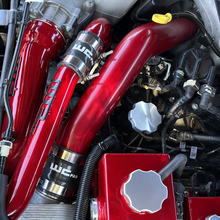 Load image into Gallery viewer, Wehrli 15-24 Ford 6.7L Power Stroke 3in Hot Side Intercooler Pipe - Shocker Yellow
