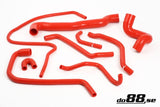 do88 SAAB 900/9-3 Turbo 94-00 Coolant Hoses Red